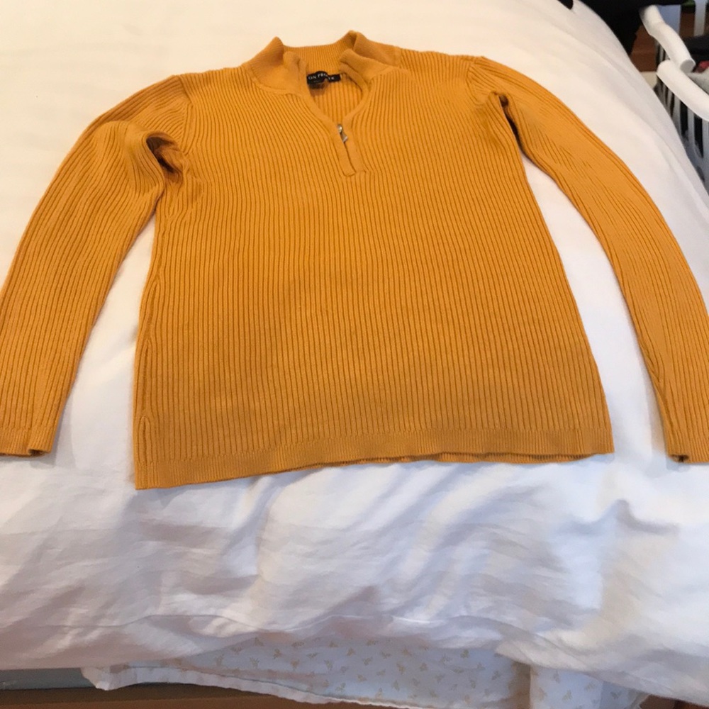 Rust Sweater Long Sleeve Top